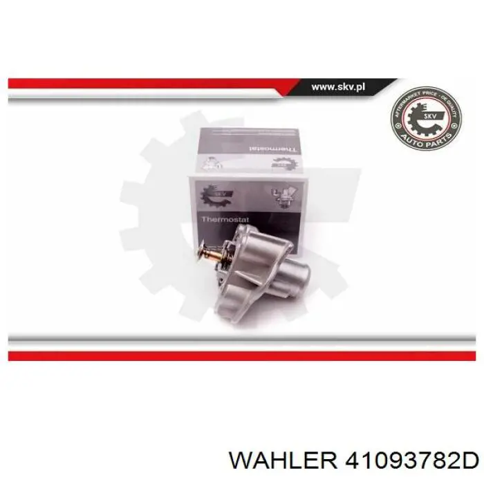 Caja del termostato 41093782D Wahler