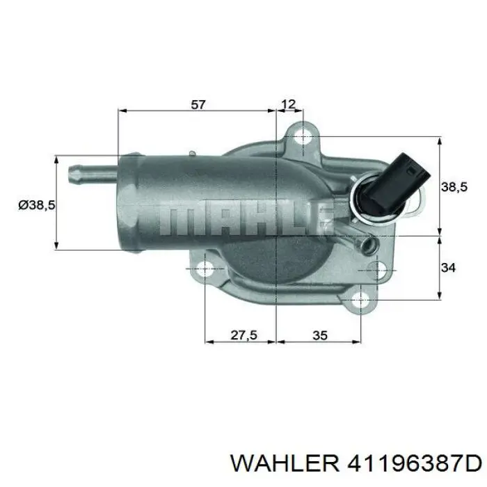 Термостат 41196387D Wahler