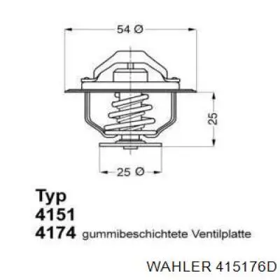 Термостат 415176D Wahler