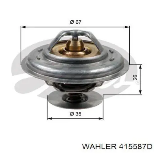 415587D Wahler Авто термостат