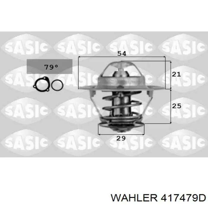 Купить 417479D Wahler Автомобильный термостат