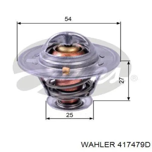 Термостат 417479D Wahler