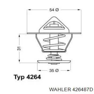 426487D Wahler Авто термостат