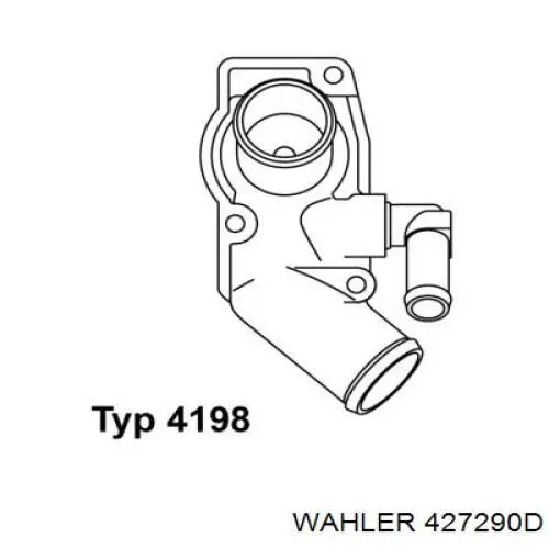 Термостат в корпусе Wahler 427290D цена, от 12.79 USD