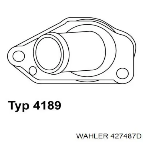 Термостат 427487D Wahler