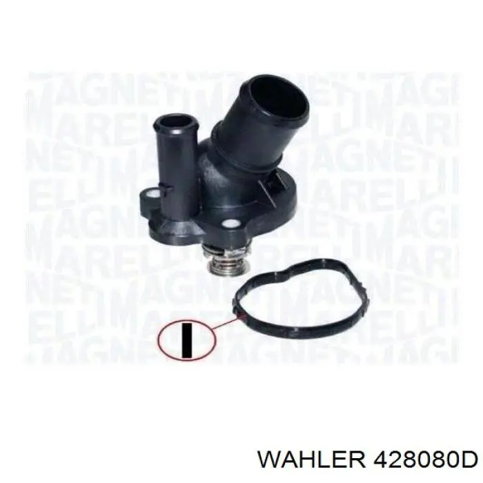Купить 428080D Wahler Корпус термостата