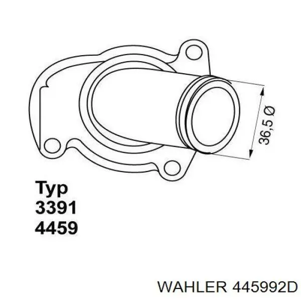 445992D Wahler Авто термостат
