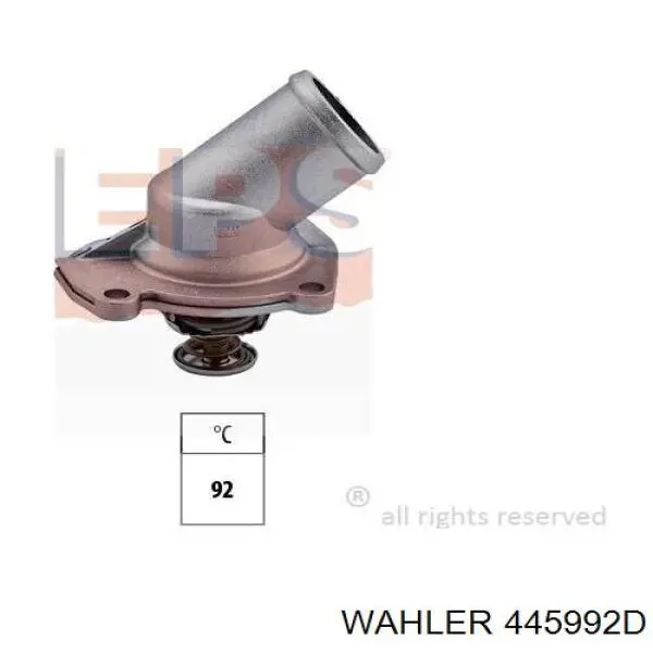 Термостат в корпусе Wahler 445992D цена, от 15.20 USD