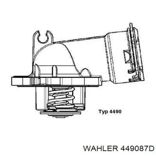 Термостат 449087D Wahler