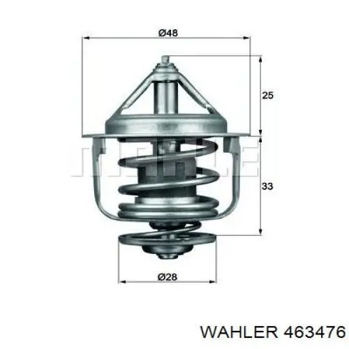 Термостат в корпусе Wahler 463476 цена, от 9.09 USD