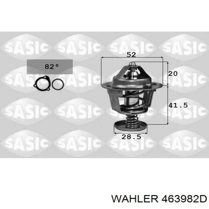 Купить 463982D Wahler Автомобильный термостат