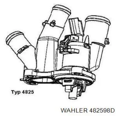 Термостат 482598D Wahler