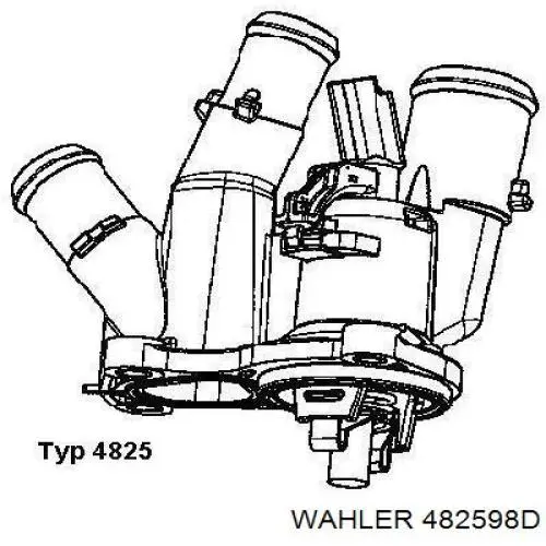 Термостат в корпусе Wahler 482598D цена, от 51.35 USD