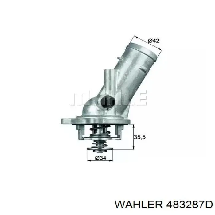 Купить 483287D Wahler Автомобильный термостат