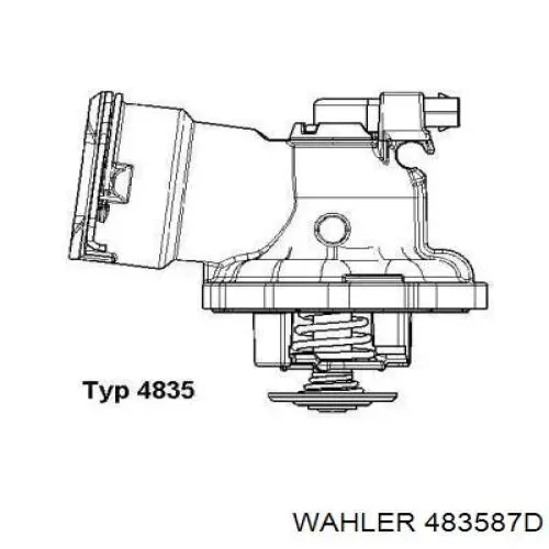 Термостат 483587D Wahler