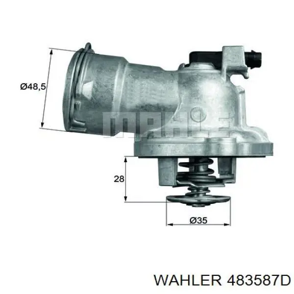 483587D Wahler Авто термостат