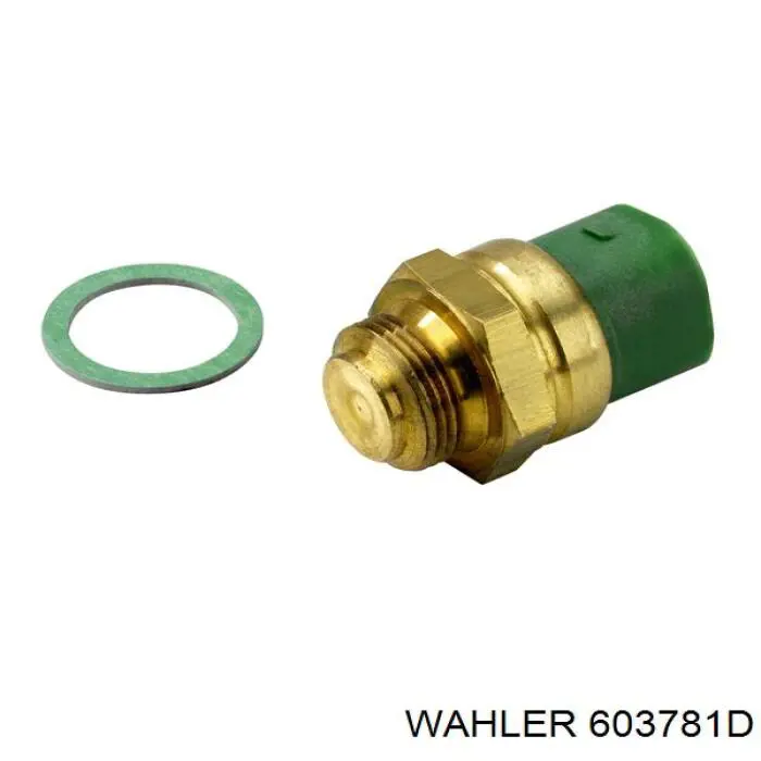 Датчик температуры охлаждающей жидкости (включения вентилятора радиатора) Wahler 603781D