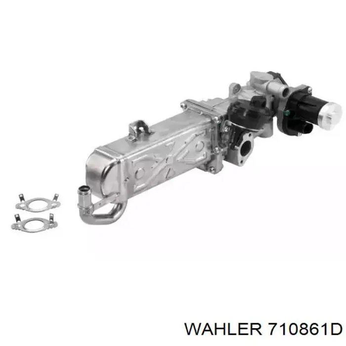 710861D Wahler radiador do sistema egr de recirculação dos gases de escape