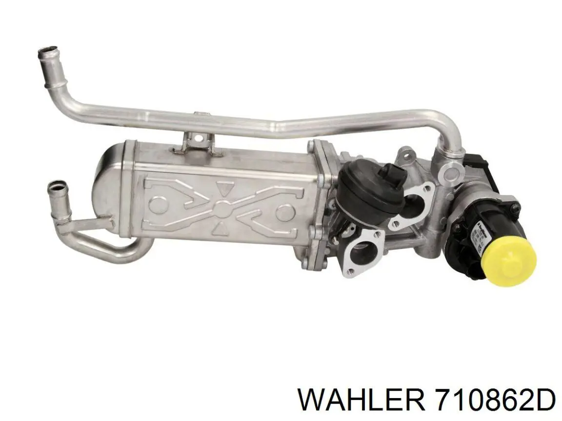 Радиатор системы EGR рециркуляции выхлопных газов WAHLER 710862D