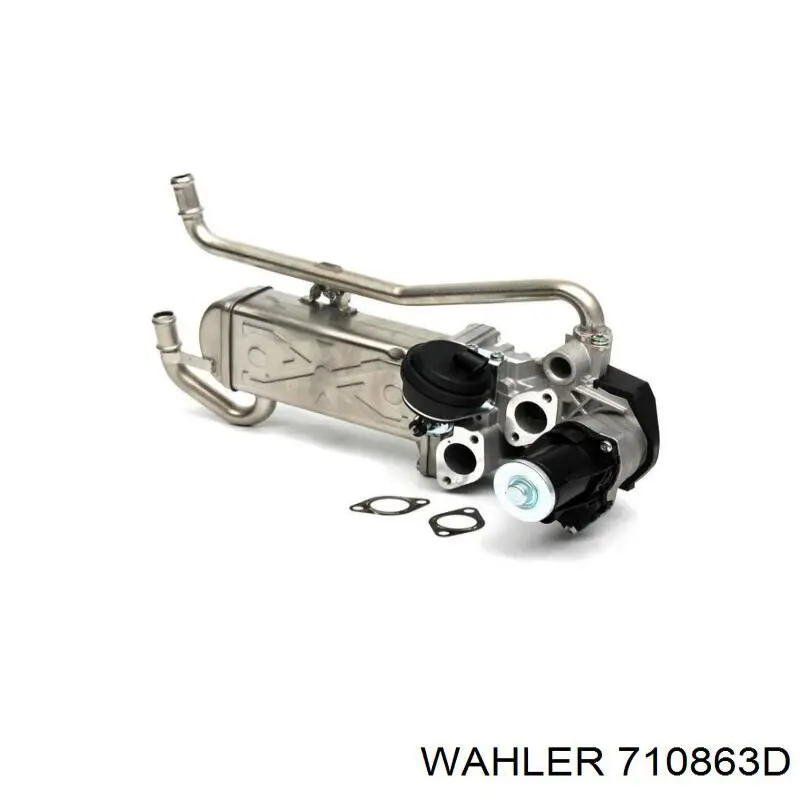 Радиатор системы EGR рециркуляции выхлопных газов Wahler 710863D цена, от 125.20 USD