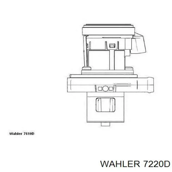 Купить 7220D Wahler Клапан EGR системы рециркуляции отработавших газов