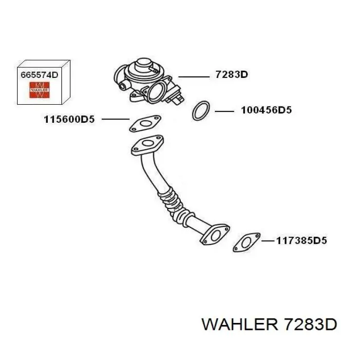 Приборы управления системы рециркуляции Wahler 7283D цена, от 42.80 USD