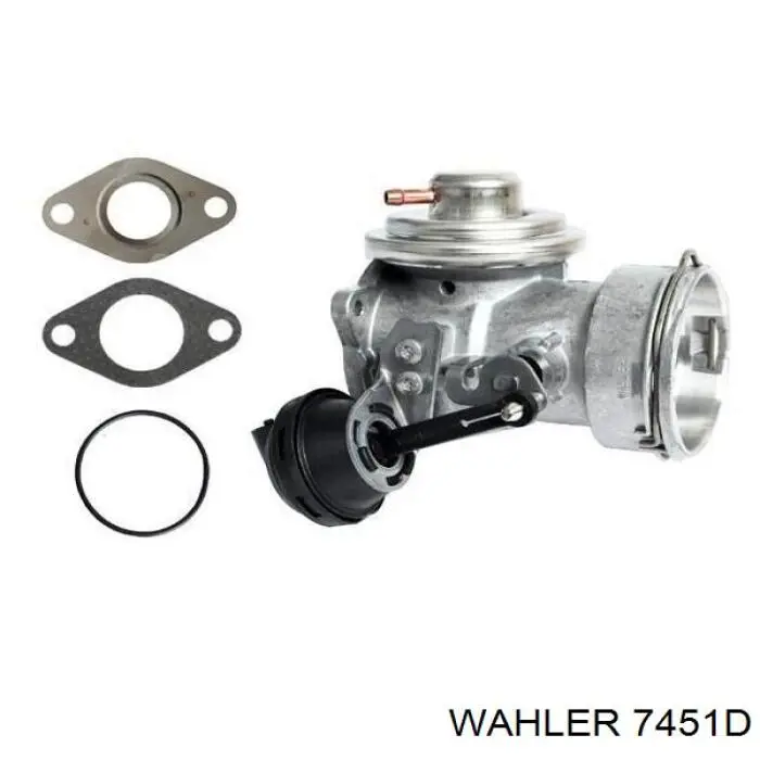 Купить 7451D Wahler Клапан EGR системы рециркуляции отработавших газов