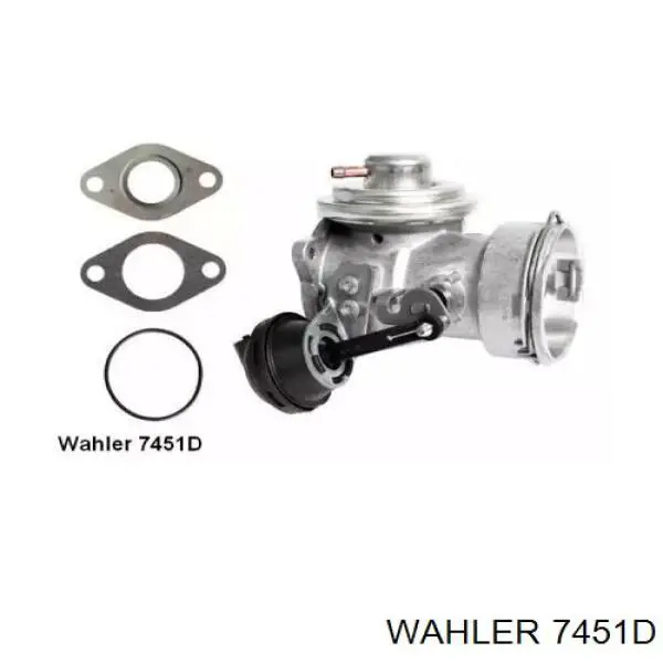 Клапан ЕГР 7451D Wahler