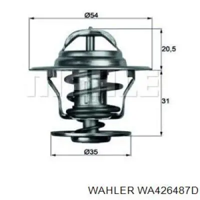 WA426487D Wahler Авто термостат
