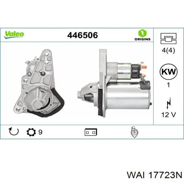 Стартер двигателя Delco Remy DRS0798