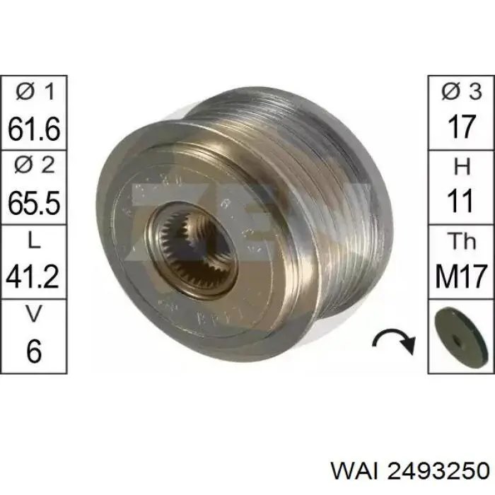 Муфта генератора Magneti Marelli 940113010006