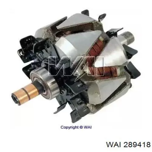 Якорь (ротор) генератора на Volkswagen Caddy II 