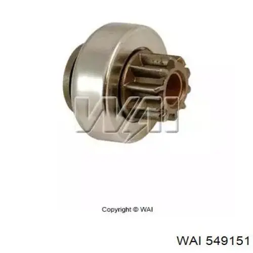 Бендикс стартера 549151 WAI
