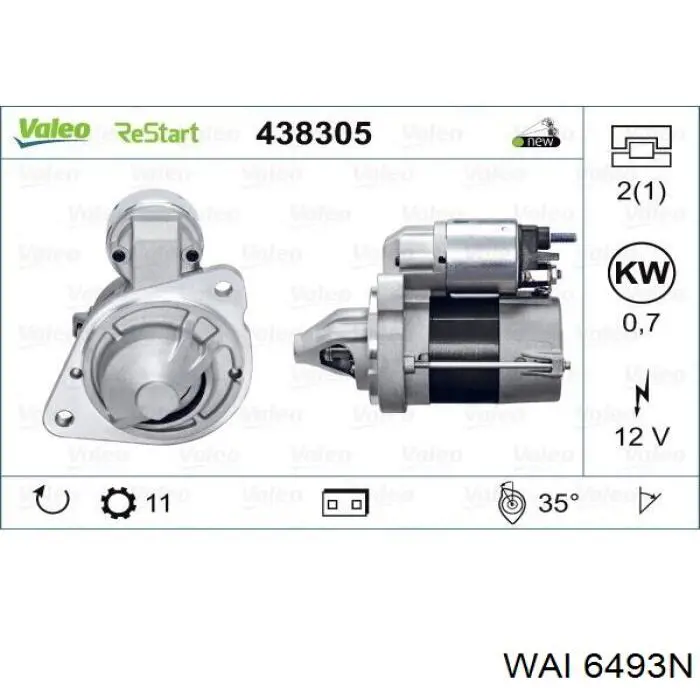 Стартер AS/Auto Storm S1226S цена, от 100.39 USD