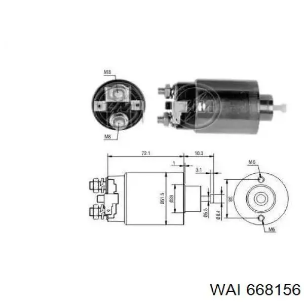 Втягивающее реле ZM 719