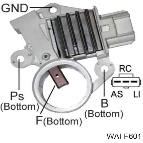 F601 WAI реле-регулятор генератора (реле зарядки)