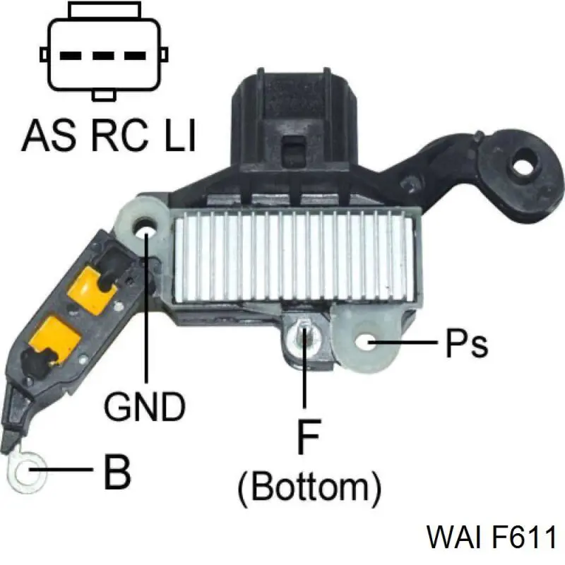 1S7TBD Ford реле-регулятор генератора (реле зарядки)