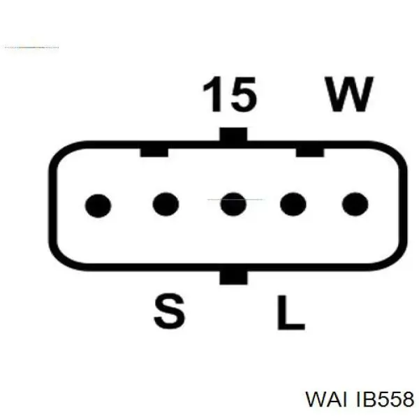 IB558 WAI реле-регулятор генератора (реле зарядки)