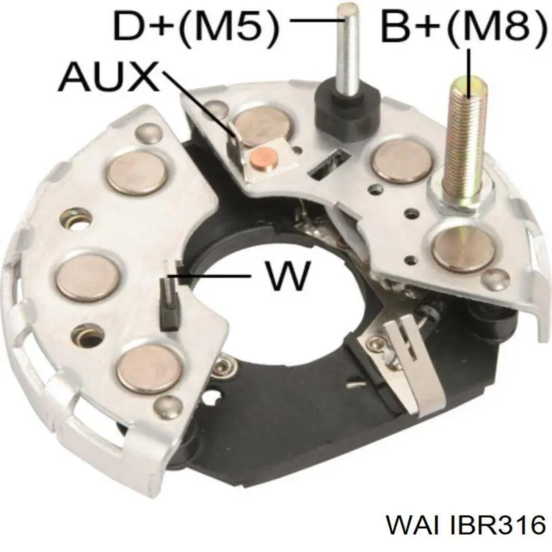 Alternador Diodo Puente Rectificador IBR316 WAI