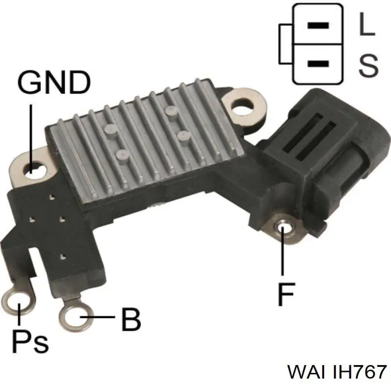 IH767 WAI реле-регулятор генератора (реле зарядки)