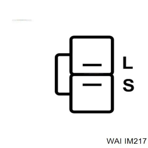 Реле-регулятор генератора, (реле зарядки) IM217 WAI