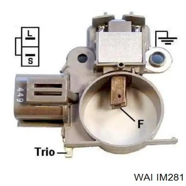IM281 WAI реле-регулятор генератора (реле зарядки)