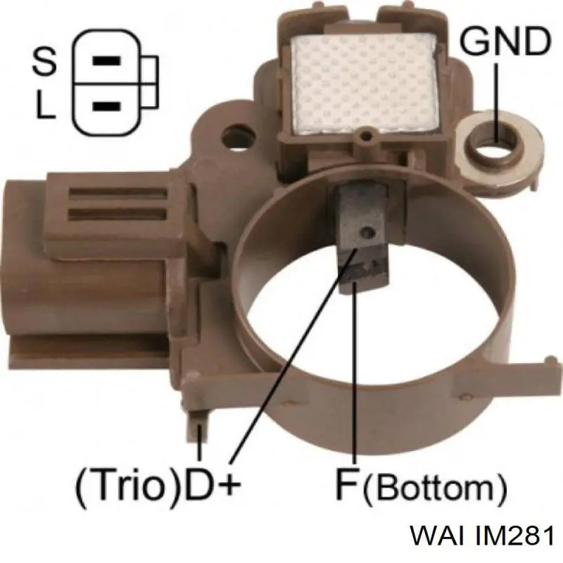 Реле-регулятор генератора, (реле зарядки) IM281 WAI