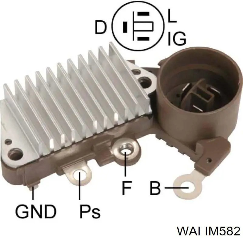 IM582 WAI relê-regulador do gerador (relê de carregamento)