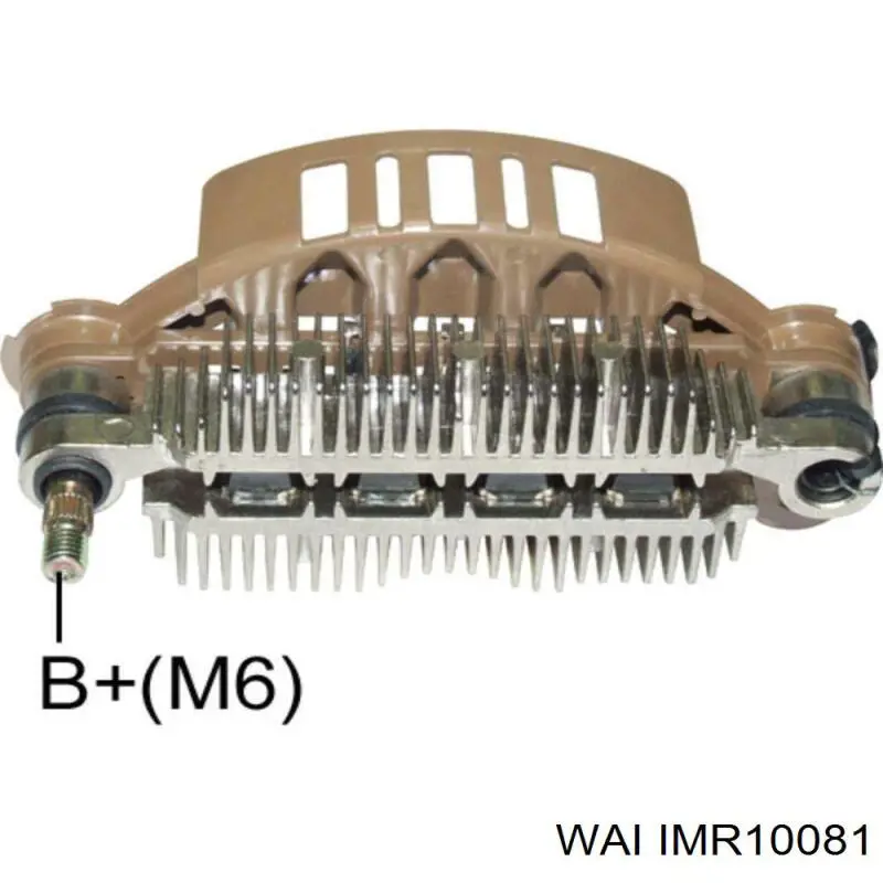 Eixo de diodos do gerador para Nissan Navara (D40M)