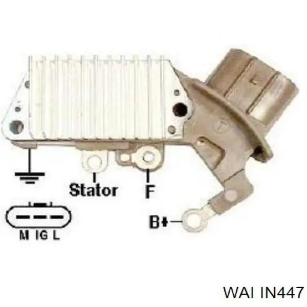 IN447 WAI реле-регулятор генератора (реле зарядки)