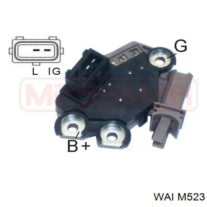 M523 WAI реле-регулятор генератора (реле зарядки)