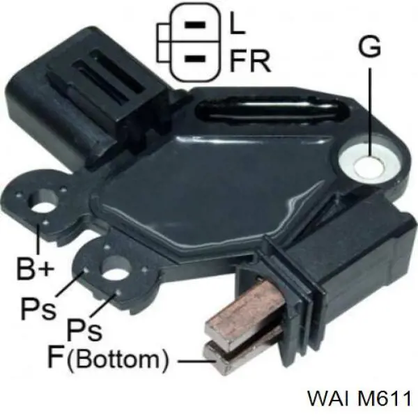 M611 WAI реле-регулятор генератора (реле зарядки)