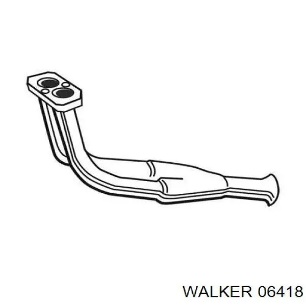 Передняя часть глушителя 06418 Walker