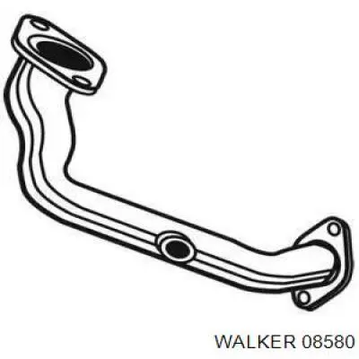 08580 Walker труба приемная (штаны глушителя передняя)